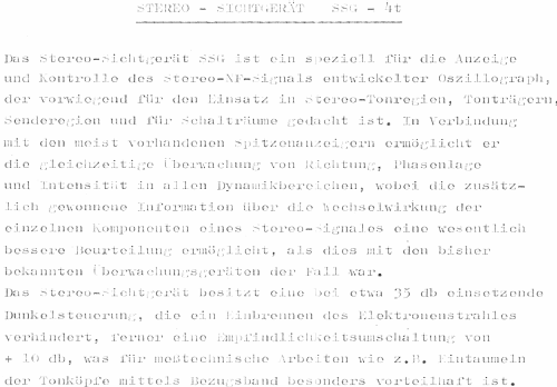 Stereo-Sichtgerät SSG-4T; Filbig KG; München (ID = 1572336) Equipment
