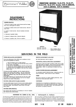 13-G-171 Code 334-4-AM54A; Firestone Tire & (ID = 2763147) Television