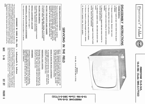 13-G-186 Code 280-5-17T23; Firestone Tire & (ID = 2221913) Télévision