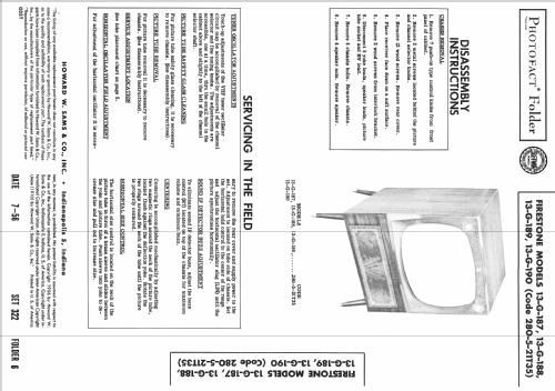 13-G-187 Code 280-5-21T35 ; Firestone Tire & (ID = 2291659) Televisore