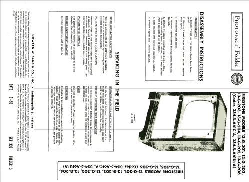 13-G-205 Code 334-5-A61C/A ; Firestone Tire & (ID = 1876255) Fernseh-E