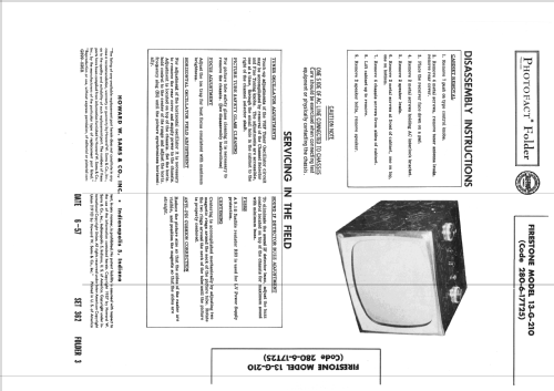 13-G-210 Code 280-6-17T25; Firestone Tire & (ID = 2384029) Television