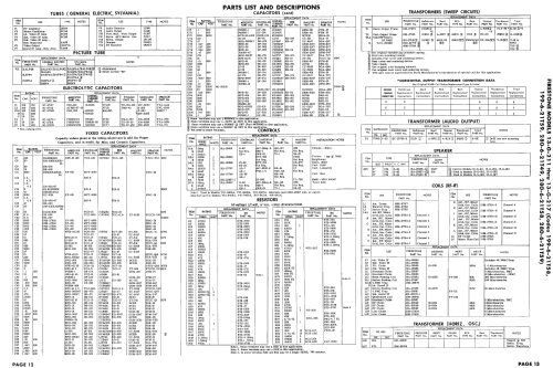 13-G-213 Code 280-6-21T59; Firestone Tire & (ID = 2428994) Televisore