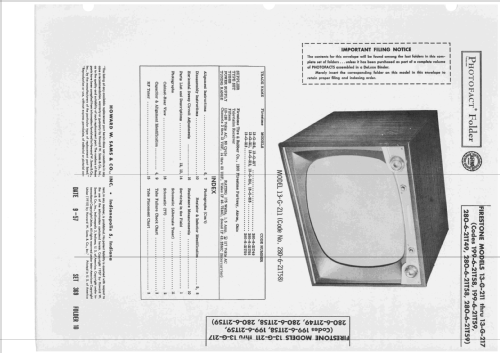 13-G-216 Code 280-6-21T49; Firestone Tire & (ID = 2429005) Television