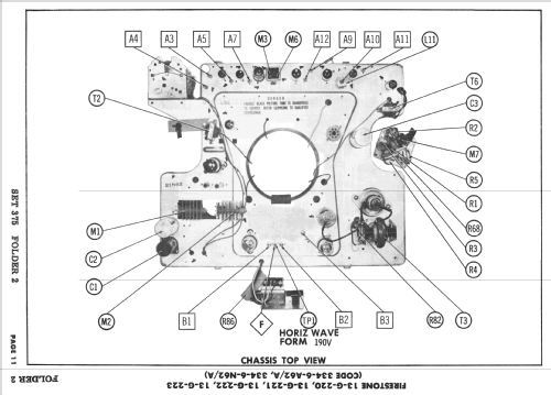 13-G-220 Code 334-6-A62/A ; Firestone Tire & (ID = 2453599) Televisión