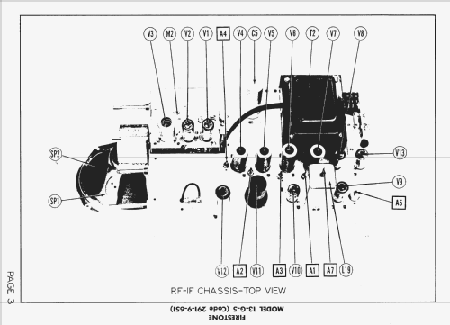13-G-5 Code= 291-9-651; Firestone Tire & (ID = 1567491) Televisore