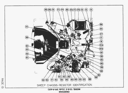 13-G-5 Code= 291-9-651; Firestone Tire & (ID = 1567503) Televisore
