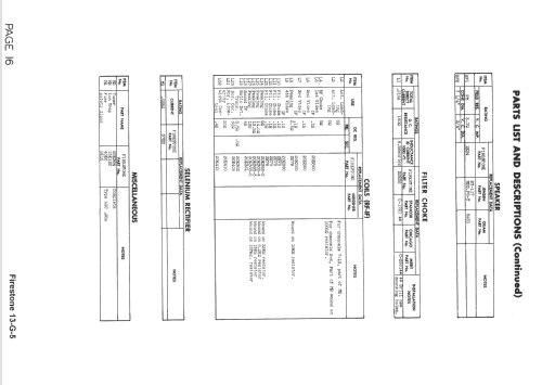 13-G-5 Code= 291-9-651; Firestone Tire & (ID = 1567505) Televisore