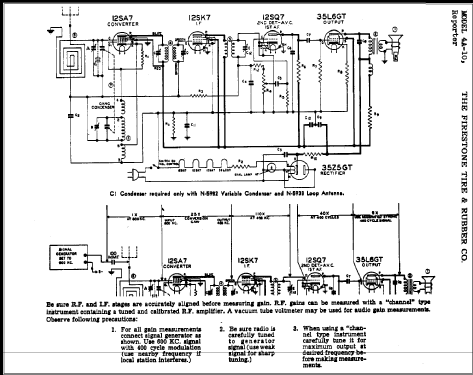 4-A-10 'Reporter' ; Firestone Tire & (ID = 382548) Radio