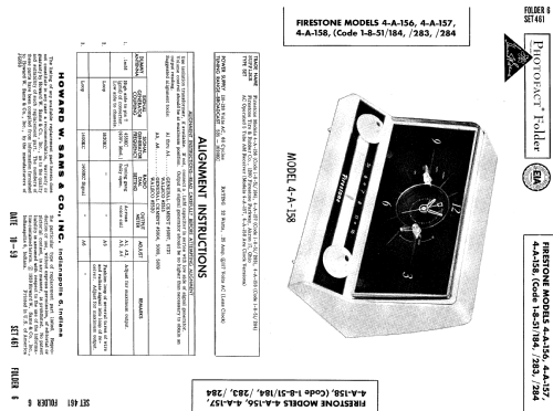 4-A-156 Code 1-8-51/184; Firestone Tire & (ID = 612767) Radio