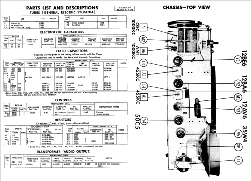 4-A-162 Code 382-6-378-2; Firestone Tire & (ID = 561201) Radio