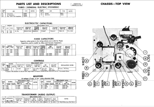 4-A-164 Code 297-6-582; Firestone Tire & (ID = 559681) Radio