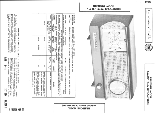4-A-167 ; Firestone Tire & (ID = 2576129) Radio