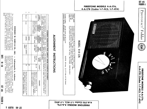 4-A-178 Code 1-7-4C3; Firestone Tire & (ID = 561212) Radio