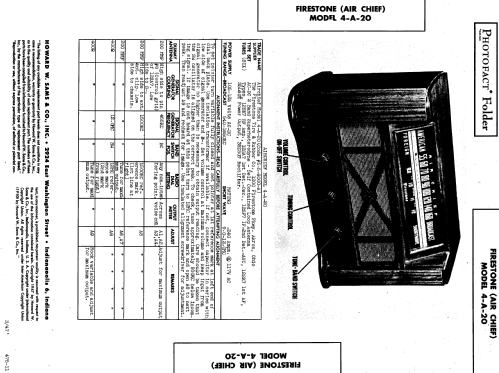 4-A-20 ; Firestone Tire & (ID = 634547) Radio