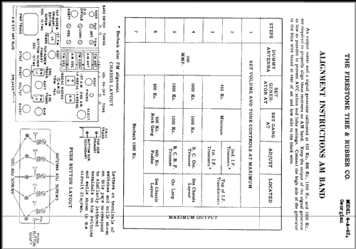 4-A-42 'Georgian' ; Firestone Tire & (ID = 382583) Radio