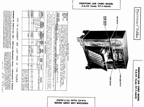 4-A-42 'Georgian' ; Firestone Tire & (ID = 915915) Radio