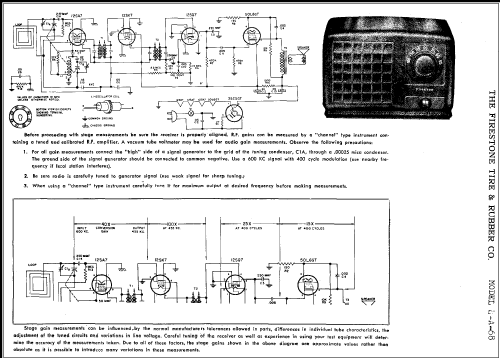 4-A-68 Code #332-8-143653; Firestone Tire & (ID = 285318) Radio