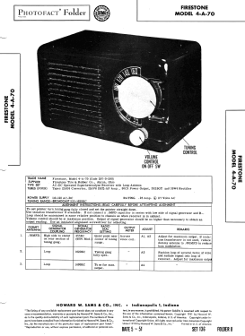 4-A-70 Code 297-0-299; Firestone Tire & (ID = 2933063) Radio