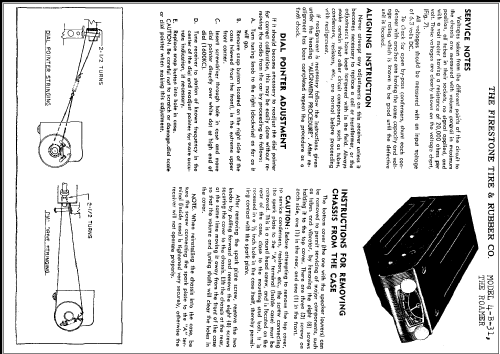 4-B-31 'The Roamer' ; Firestone Tire & (ID = 285345) Car Radio