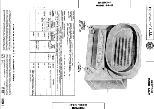 4-B-61 1951 Chevrolet; Firestone Tire & (ID = 567670) Car Radio