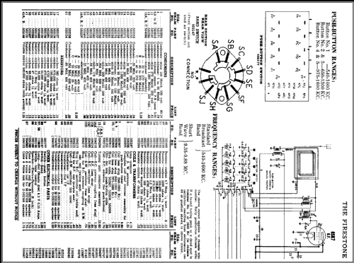 Air Chief 4-A-22 'Adam' Code 5-5-9001B; Firestone Tire & (ID = 457906) Radio