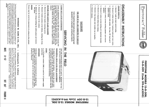 Firestone 13-G-209 Code 199-6-A2010; Firestone Tire & (ID = 2418496) Television