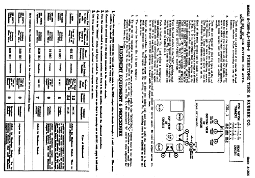 S7398-6 Code A-366; Firestone Tire & (ID = 721899) Radio