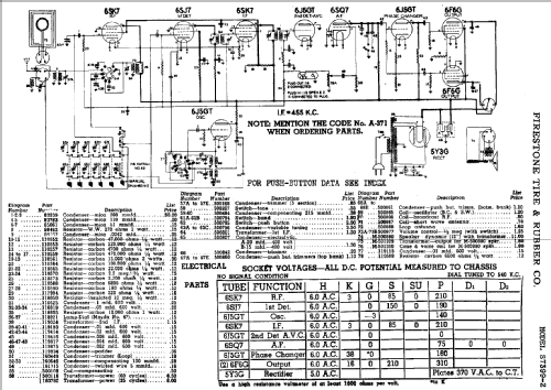 S7399-2 Code A-371; Firestone Tire & (ID = 722313) Radio