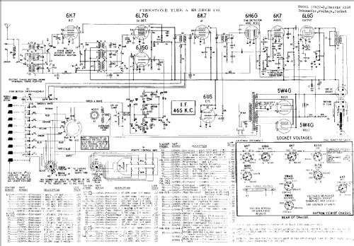 S7427-3 Ch= R-316; Firestone Tire & (ID = 726827) Radio