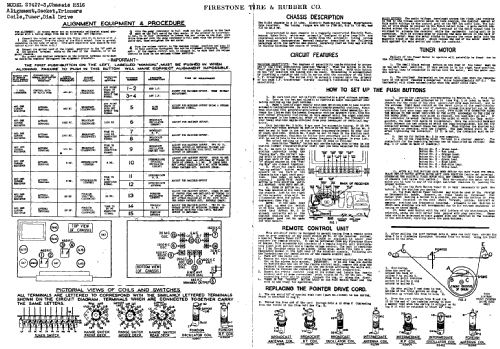 S7427-3 Ch= R-316; Firestone Tire & (ID = 726828) Radio