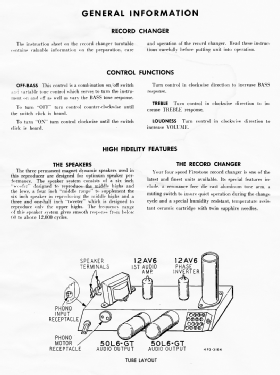 High Fidelity Phonograph 4-H-1 Code 334-8-4P3A; Firestone Tire & (ID = 3143701) R-Player