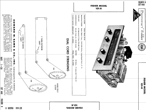 101-R Stereo Tuner; Fisher Radio; New (ID = 649466) Radio