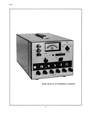 AC/DC Differential Voltmeter 887AB; Fluke, John, Mfg. Co (ID = 2946468) Equipment