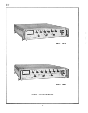 DC Voltage Calibrator 341A; Fluke, John, Mfg. Co (ID = 2950120) Equipment