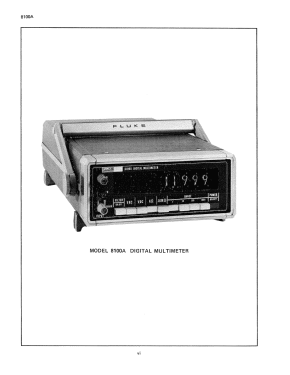 Digital Multimeter 8100A; Fluke, John, Mfg. Co (ID = 2949893) Equipment