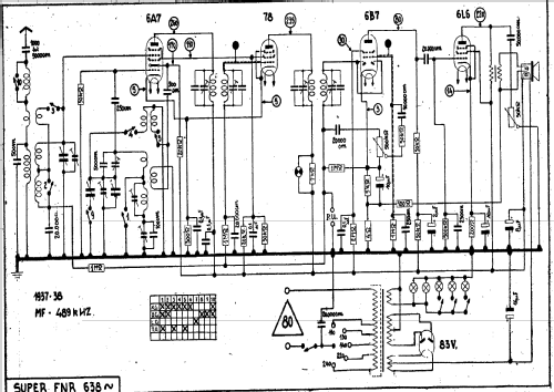 Radiophono Electric 638A; FNR Fabrique (ID = 1190794) Radio