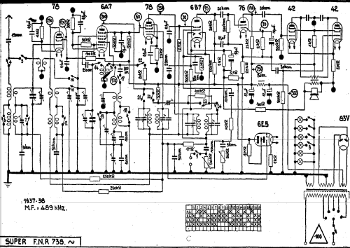 Super FNR 738; FNR Fabrique (ID = 1190793) Radio