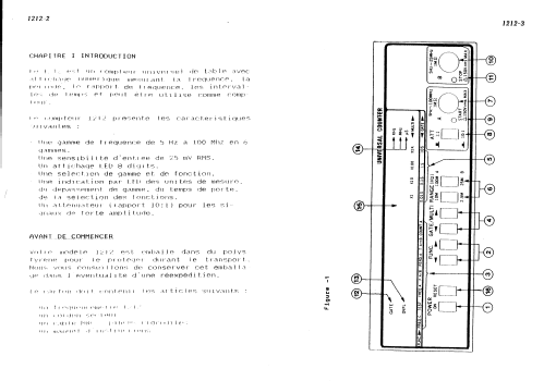 Compteur Fréquencemètre 1212; Française d' (ID = 1004216) Equipment