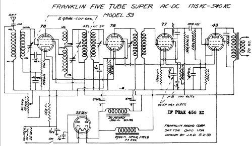 53 ; Franklin Radio Corp. (ID = 423874) Radio