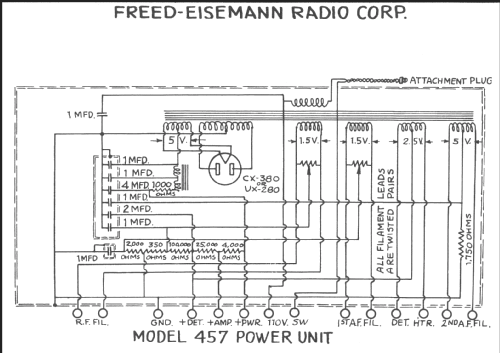 NR457 Power Unit; Freed-Eisemann Radio (ID = 218371) Power-S