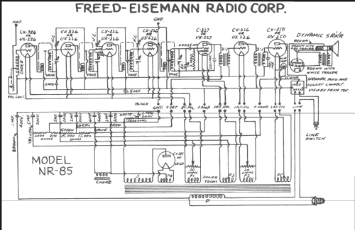 NR85 ; Freed-Eisemann Radio (ID = 218375) Radio