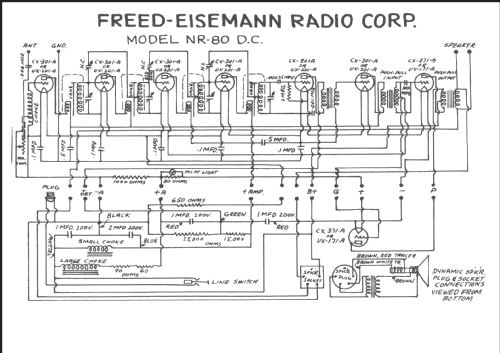 NR-80-DC metal; Freed-Eisemann Radio (ID = 1345581) Radio