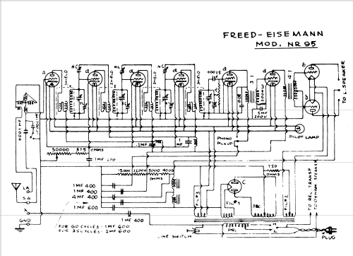 NR-95 ; Freed-Eisemann Radio (ID = 1519958) Radio