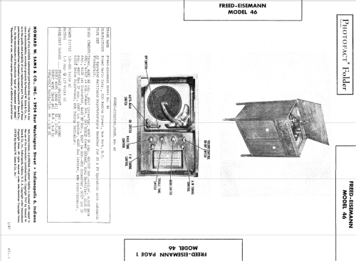 46 ; Freed-Eisemann Radio (ID = 594459) Radio