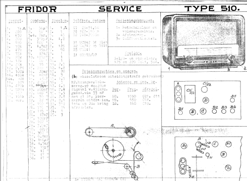 Aria 510; Fridor Fabrieken, N. (ID = 233724) Radio