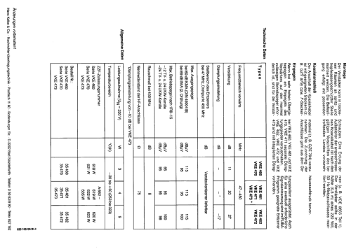 Hausanschlussverstärker VKE 461; Fuba, Hans Kolbe; (ID = 1152283) RF-Ampl.