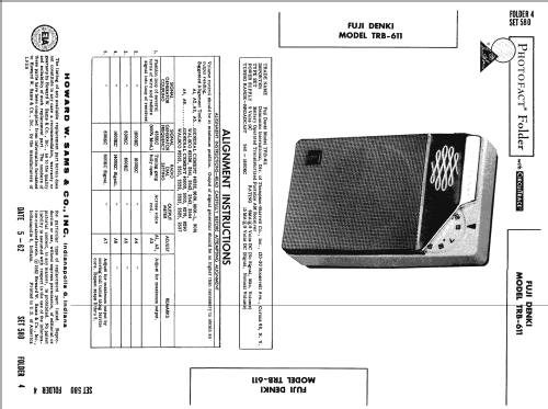 AMC 6 Transistor TRB-611; Aimcee Wholesale (ID = 2283535) Radio