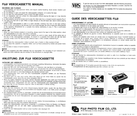 VHS Video Cassette ; Fuji Photo Film, (ID = 2263160) Misc