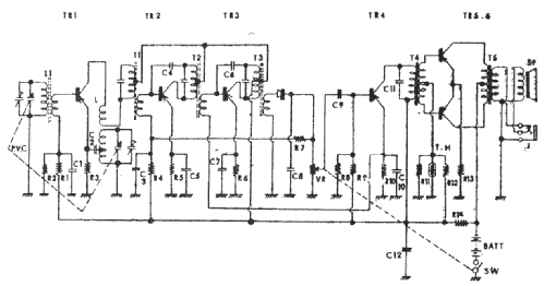 Wealth Six Transistor FT-646; Funai Electric Co., (ID = 1483492) Radio